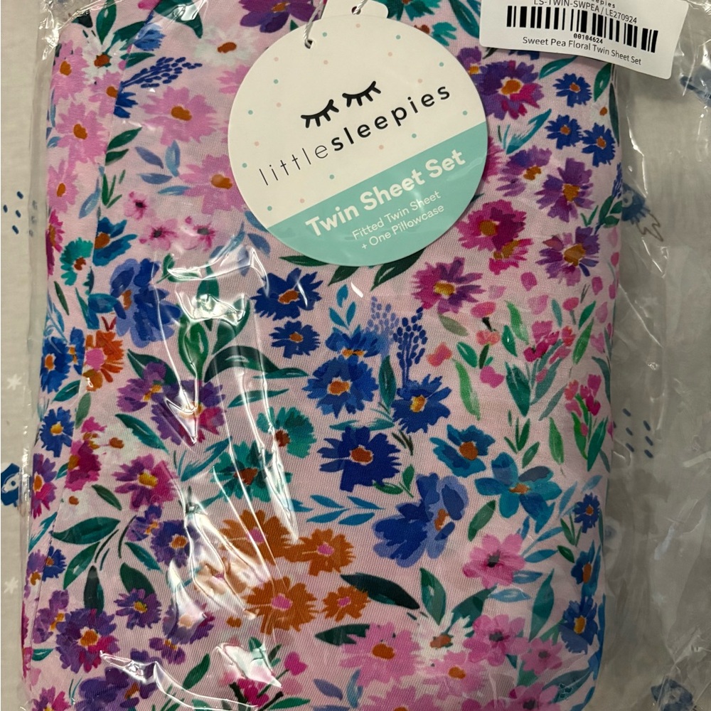 Sweet Pea Twin Sheet